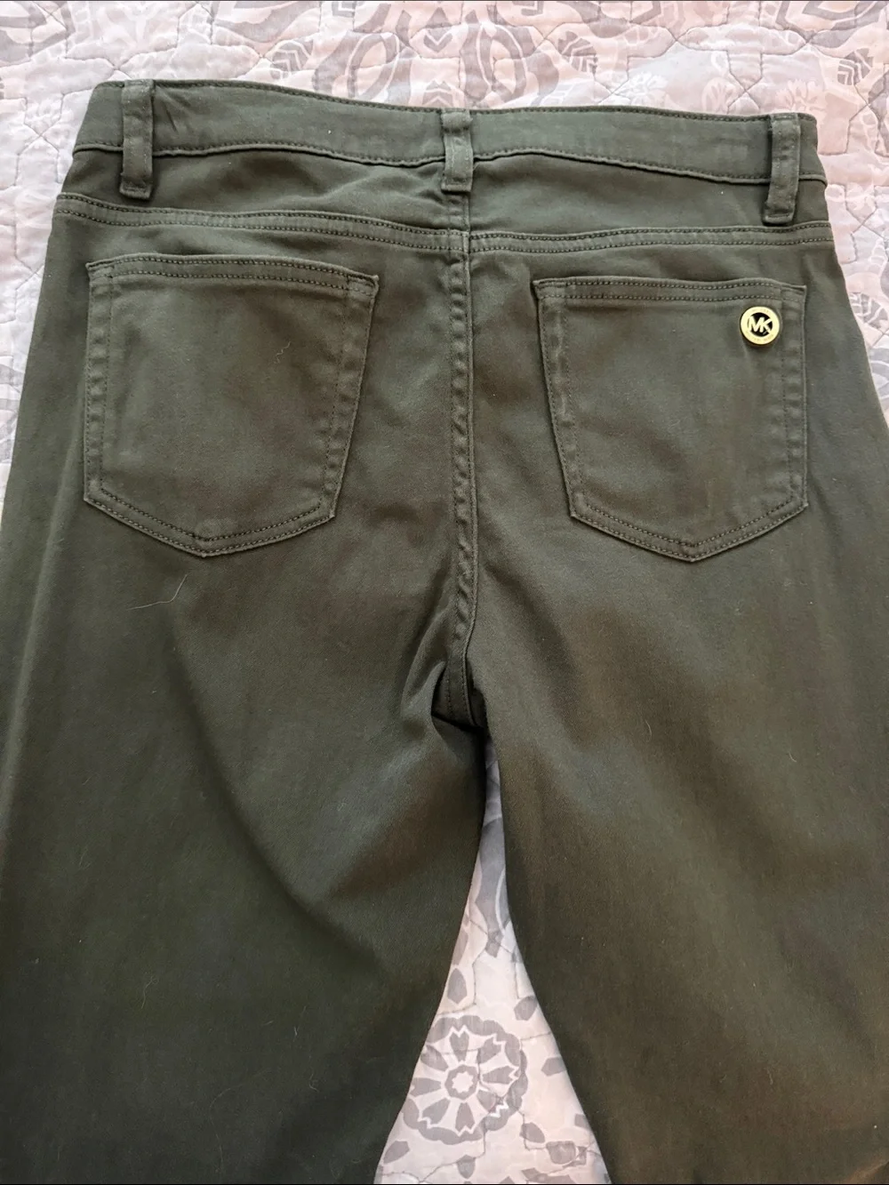 Michael Kors Women’s Forest Green Skinny Jeans